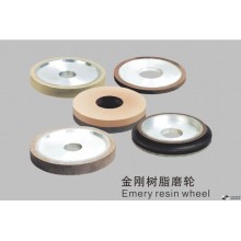 Emery resin wheel
