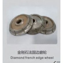 Diamond french edge wheel