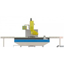 WATER RETAINING STRIP CUTTING SAW