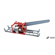 Integrated-rail Chain Saw