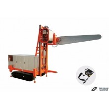 Diesel Powered Vertical-rail Chain Saw with Crawler